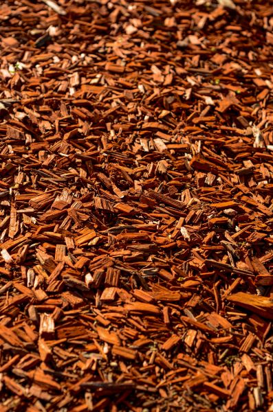 Cedar Mulch Spreading in Sparks